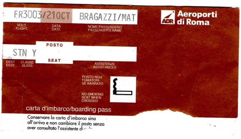 plane ticket