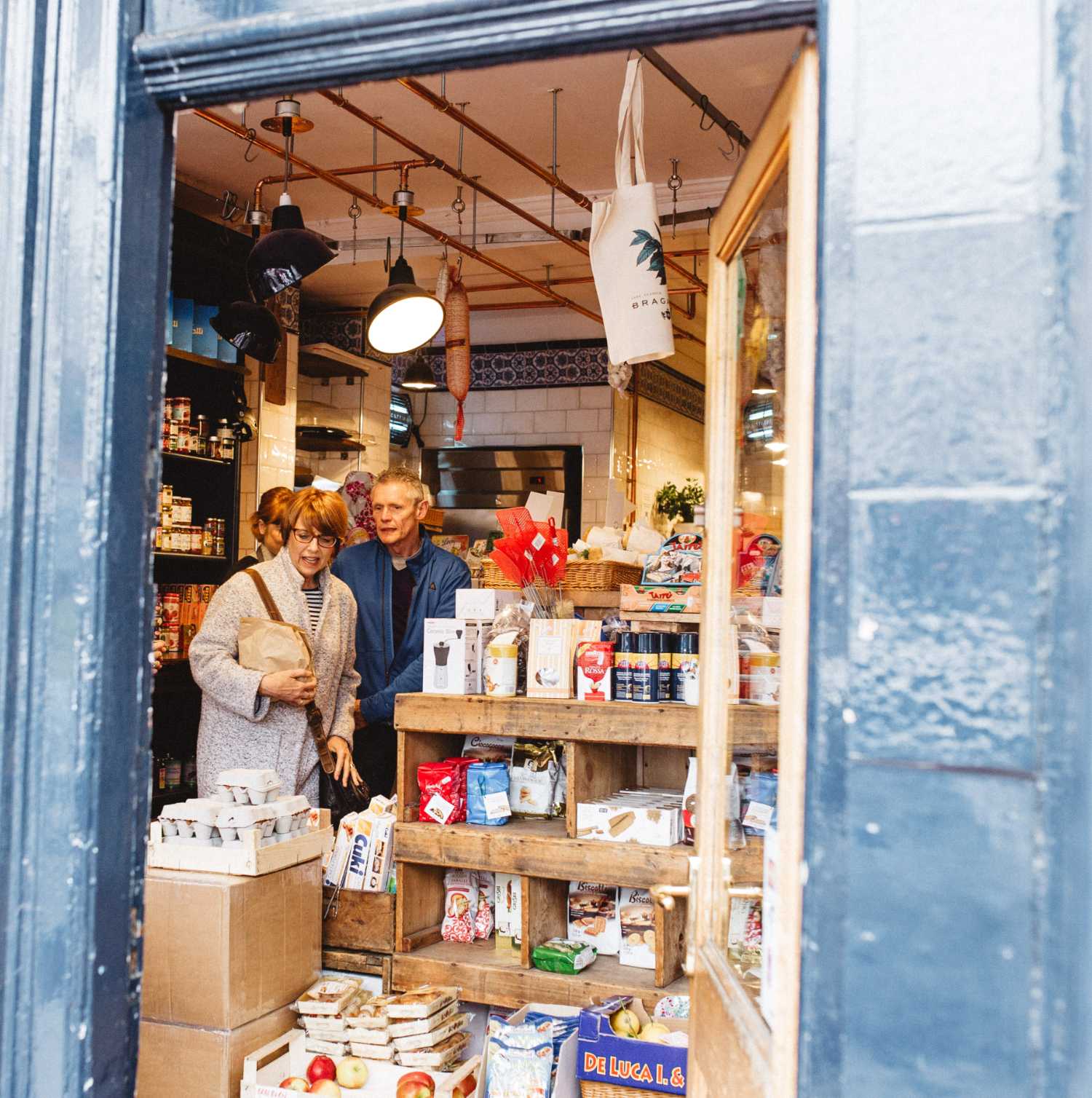 customers browsing the shelves